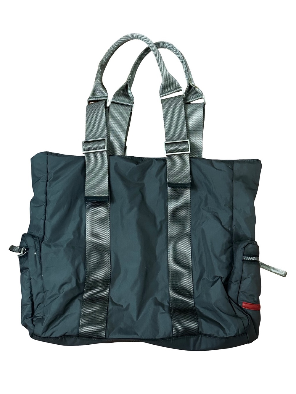 Vintage Prada Sport Linea Rossa Technical Nylon Tote Bag